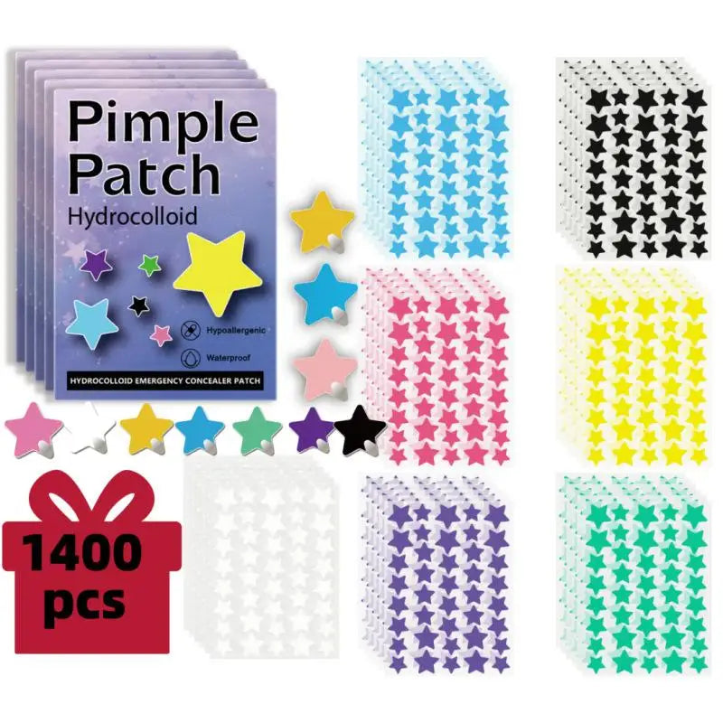 Black Star Acne Patch Fashion Ultrathin Breathable Acne Covering
