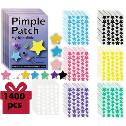 Black Star Acne Patch Fashion Ultrathin Breathable Acne Covering
