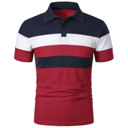 Summer Luxury Polo Shirt Mens Polo Large T Shirts Shorts Sleeve Turn-Down Collar