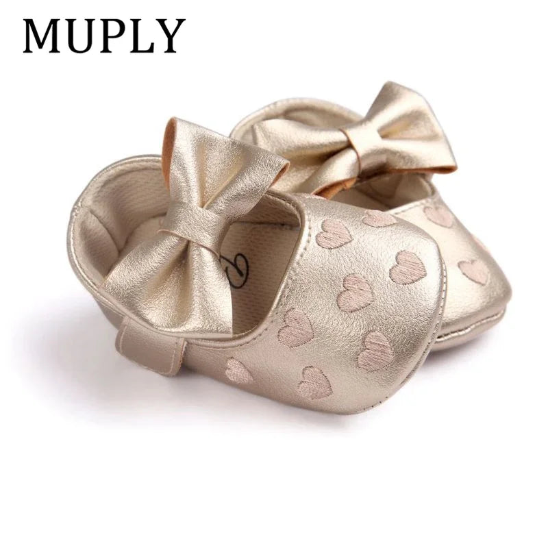 Baby PU Leather Baby Boy Girl Baby Non-Slip Footwear Crib Shoes