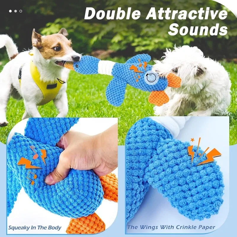 Cat Dog Toys for Aggressive Chewers Cats Dogs,Chew Squeak Toy