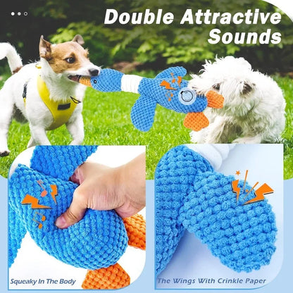 Cat Dog Toys for Aggressive Chewers Cats Dogs,Chew Squeak Toy