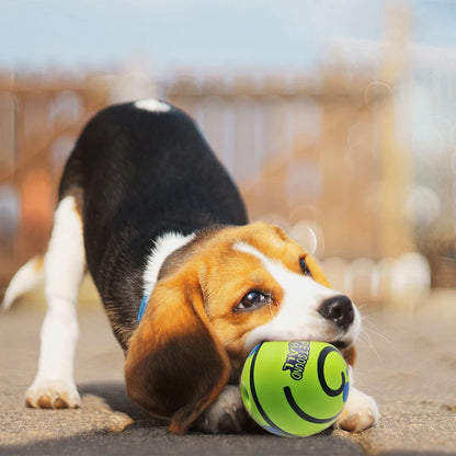 New Hot Wobble Wag Giggle Glow Ball Interactive Dog toy. Giggle Sounds Ball