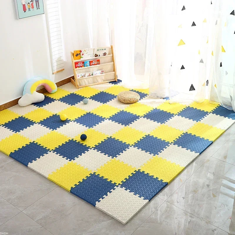 12Pcs 30*30*1cm Foam Baby Play Mat Puzzle Mat Kids Interlocking Exercise Tiles
