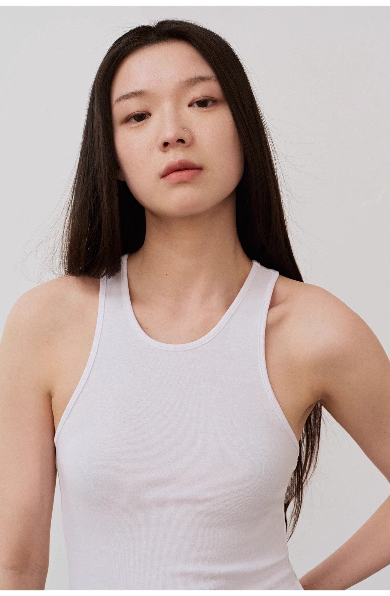 "Summer Tour" Small I-Shaped Vest Camisole Women's Summer Elastic Cotton Slimfit