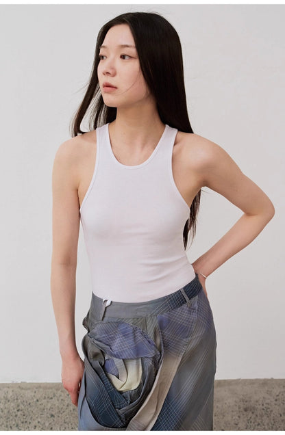 "Summer Tour" Small I-Shaped Vest Camisole Women's Summer Elastic Cotton Slimfit